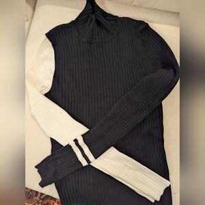 Zara Striped Turtleneck | Sz Small | NWOT